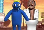 Rainbow Monster VS Skibidi Toilet