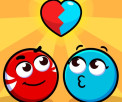 Red and Blue Ball Cupid love