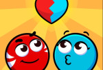 Red and Blue Ball Cupid love