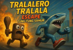 Tralalero Tralala escape Tung Tung Sahur